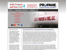 Tablet Screenshot of kellypropane.com